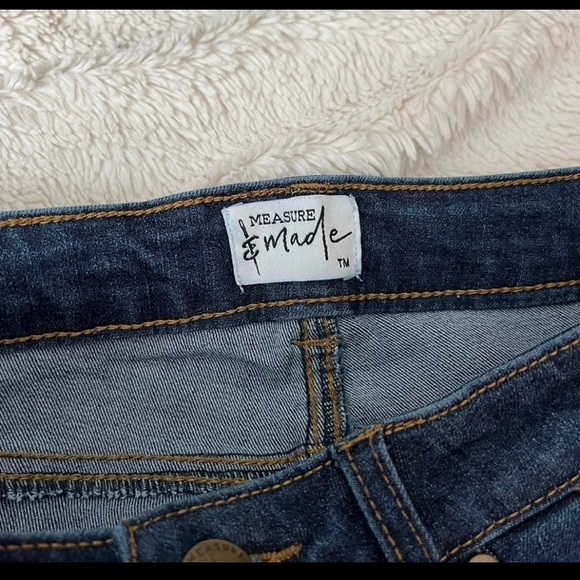 Measure and Made Dark wash Jeans (Retail $119) - Picture 9 of 10